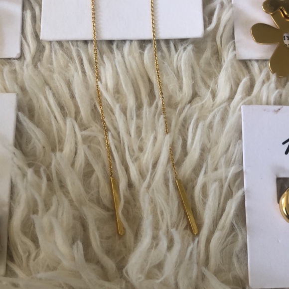 Madewell Jewelry Bundle 6 pairs of earrings NWT - Picture 8 of 9